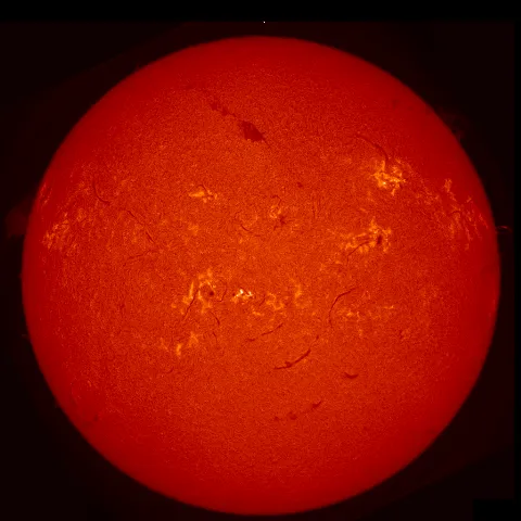 Image of Sun's chromosphere