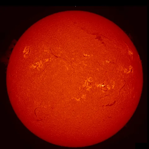 Image of Sun's chromosphere