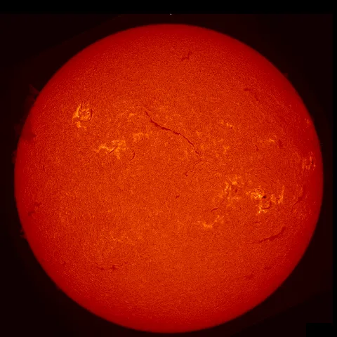 Image of Sun's chromosphere