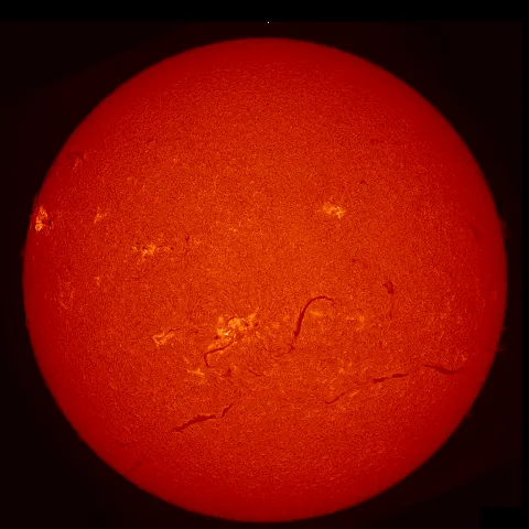 Image of Sun's chromosphere