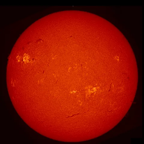 Image of Sun's chromosphere