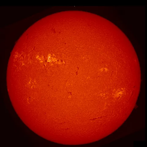 Image of Sun's chromosphere