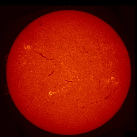 Image of Sun's chromosphere