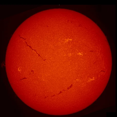 Image of Sun's chromosphere