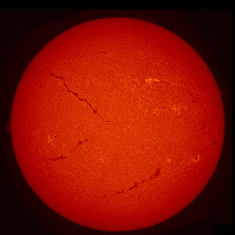 Image of Sun's chromosphere