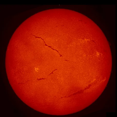 Image of Sun's chromosphere