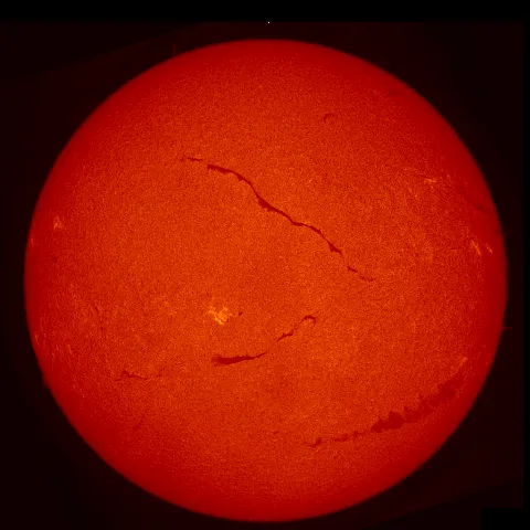 Image of Sun's chromosphere