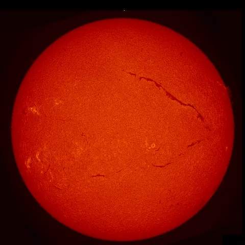 Image of Sun's chromosphere