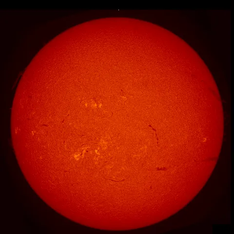 Image of Sun's chromosphere