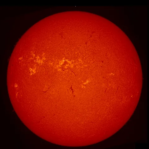 Image of Sun's chromosphere