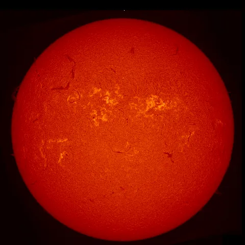 Image of Sun's chromosphere