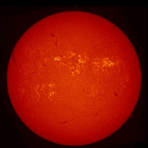 Image of Sun's chromosphere