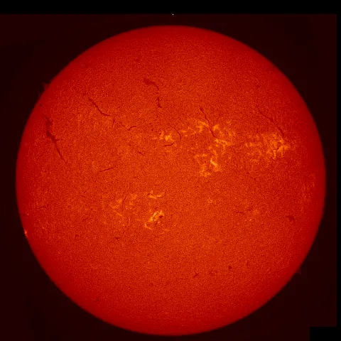 Image of Sun's chromosphere