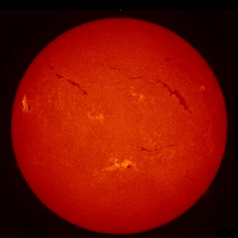 Image of Sun's chromosphere