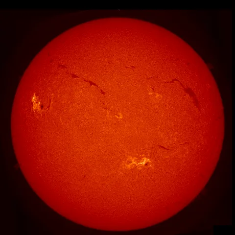 Image of Sun's chromosphere