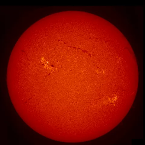 Image of Sun's chromosphere