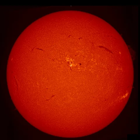 Image of Sun's chromosphere