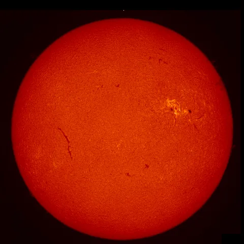 Image of Sun's chromosphere