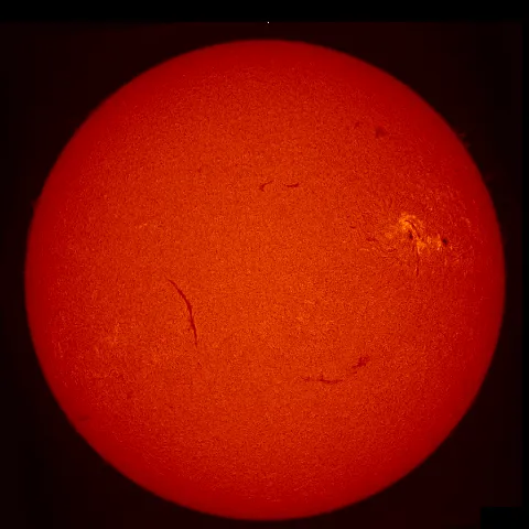 Image of Sun's chromosphere