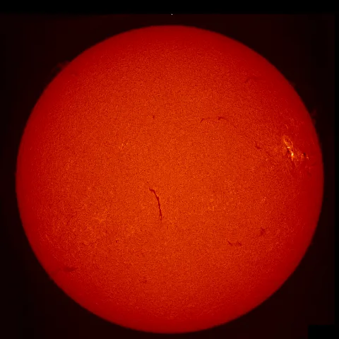 Image of Sun's chromosphere