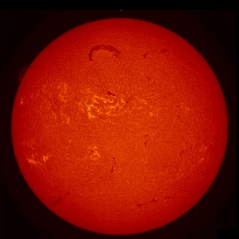 Image of Sun's chromosphere