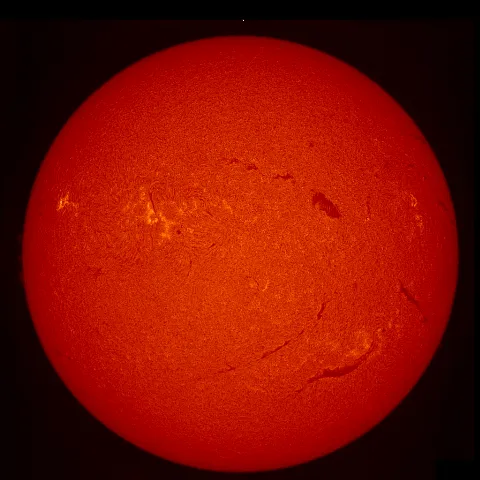 Image of Sun's chromosphere