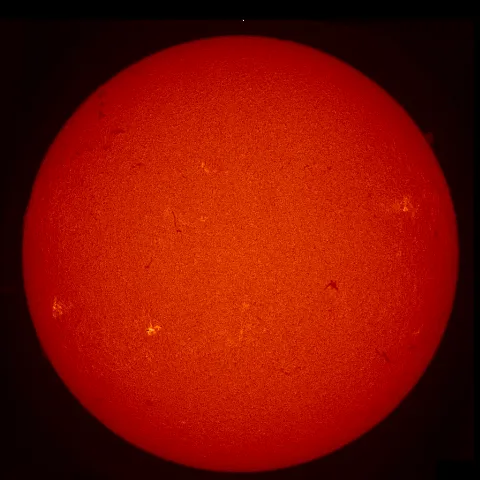 Image of Sun's chromosphere