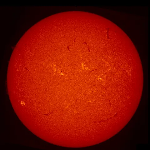 Image of Sun's chromosphere