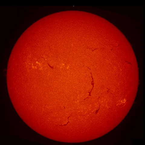 Image of Sun's chromosphere