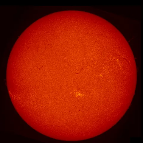 Image of Sun's chromosphere