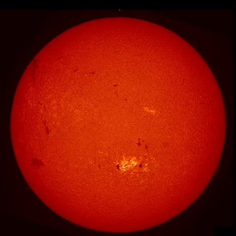 Image of Sun's chromosphere