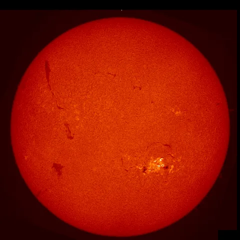 Image of Sun's chromosphere