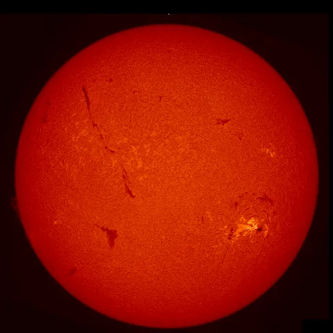 Image of Sun's chromosphere