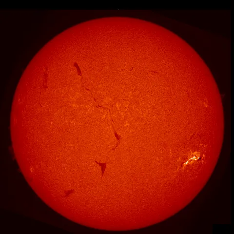 Image of Sun's chromosphere