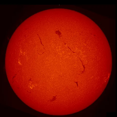 Image of Sun's chromosphere