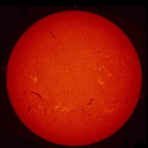 Image of Sun's chromosphere