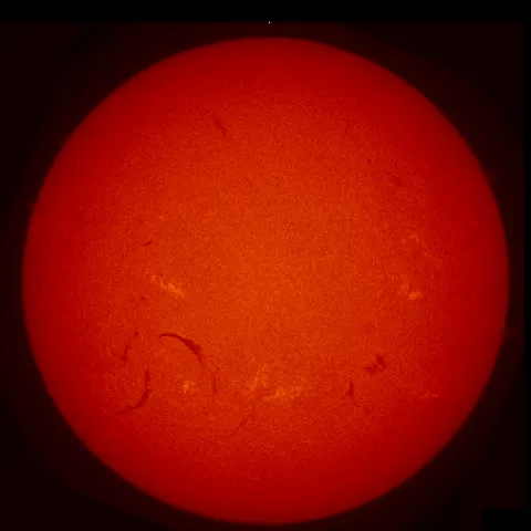 Image of Sun's chromosphere