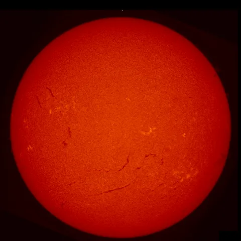 Image of Sun's chromosphere