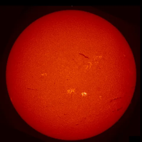 Image of Sun's chromosphere