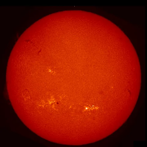 Image of Sun's chromosphere