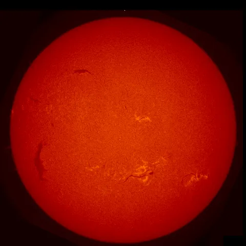 Image of Sun's chromosphere