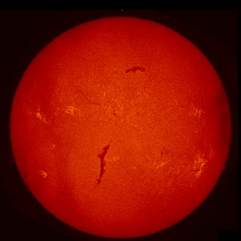 Image of Sun's chromosphere