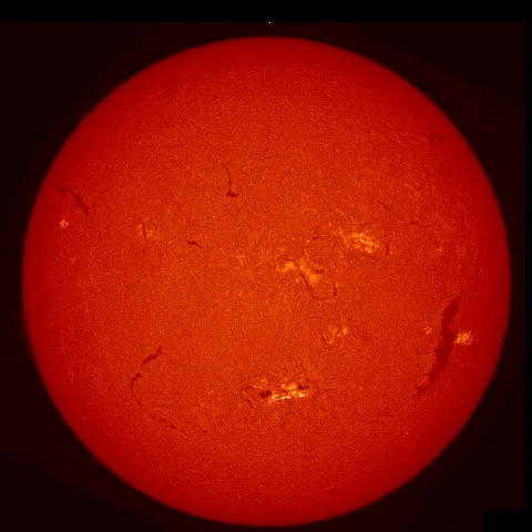 Image of Sun's chromosphere