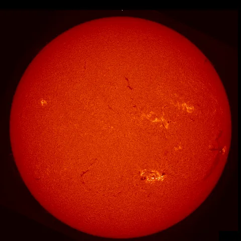 Image of Sun's chromosphere