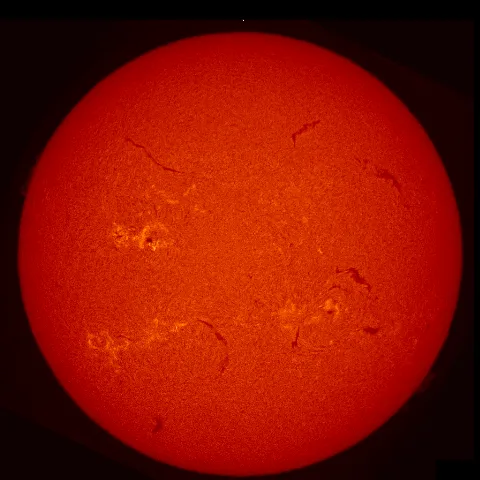 Image of Sun's chromosphere