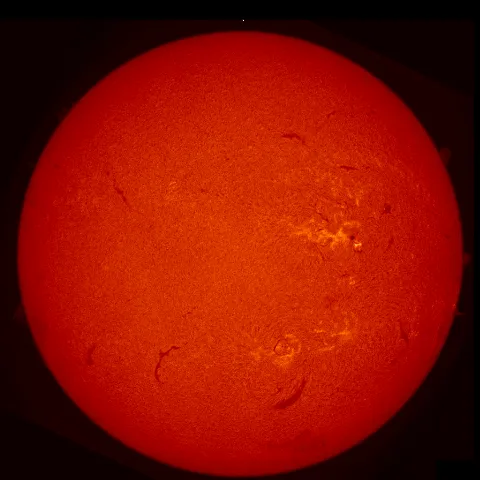 Image of Sun's chromosphere