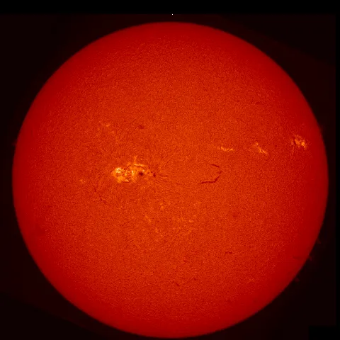 Image of Sun's chromosphere