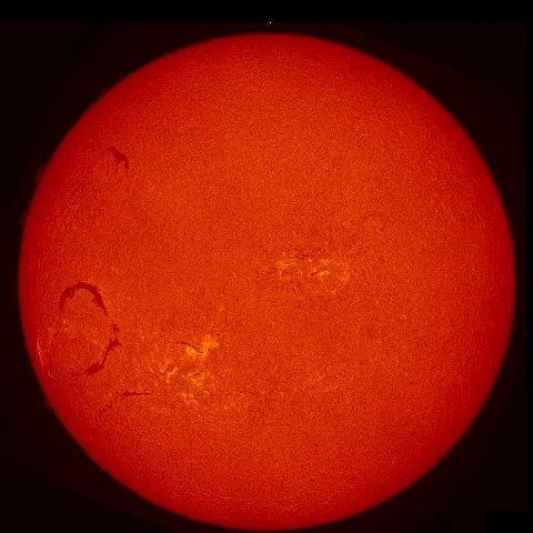 Image of Sun's chromosphere