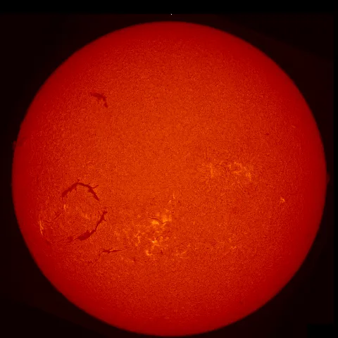 Image of Sun's chromosphere