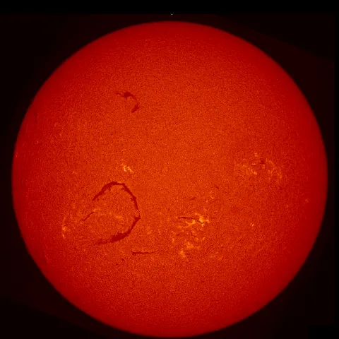 Image of Sun's chromosphere